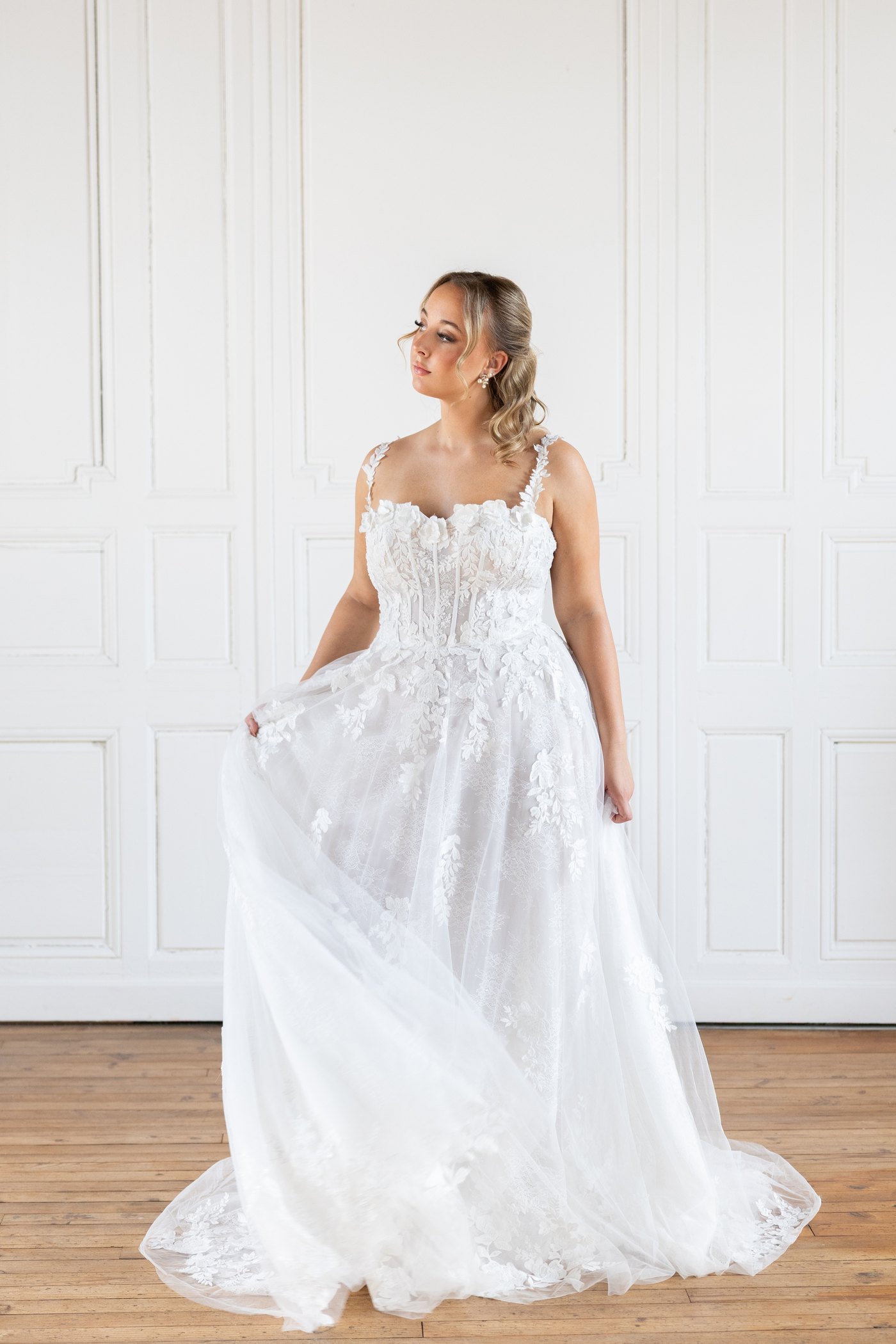 Robe de mariée Ivy, bretelles