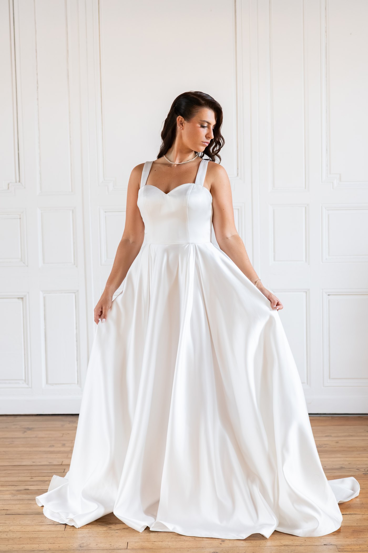 Robe de mariée Julia, bretelles
