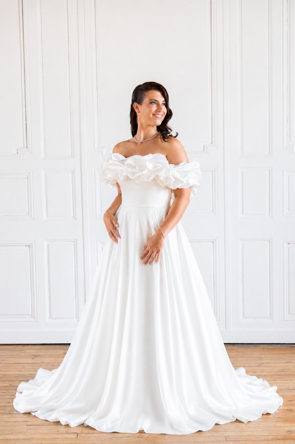 Robe de mariée Julia, froufrou