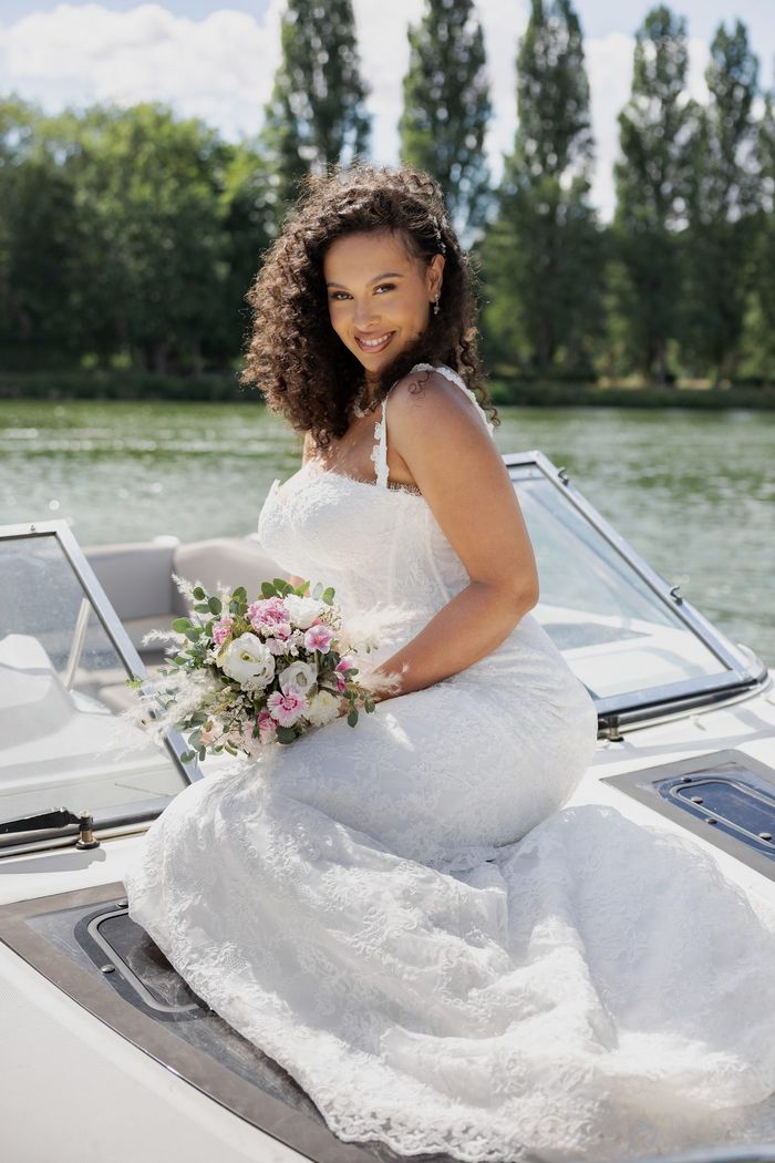 Robe de mariée sirène en dentelle