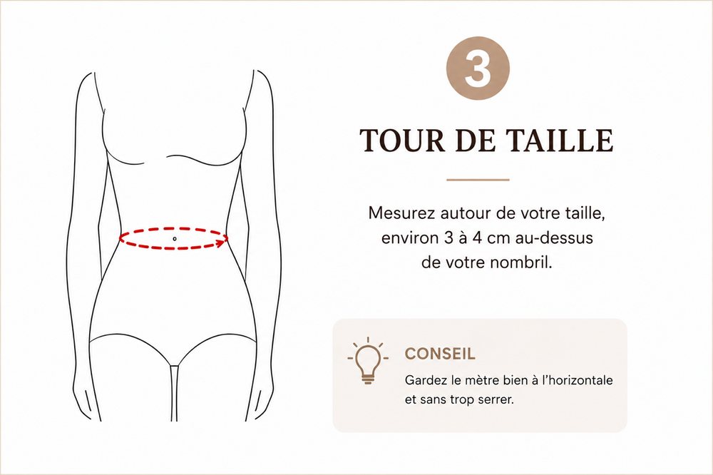Mesure 3, tour de taille