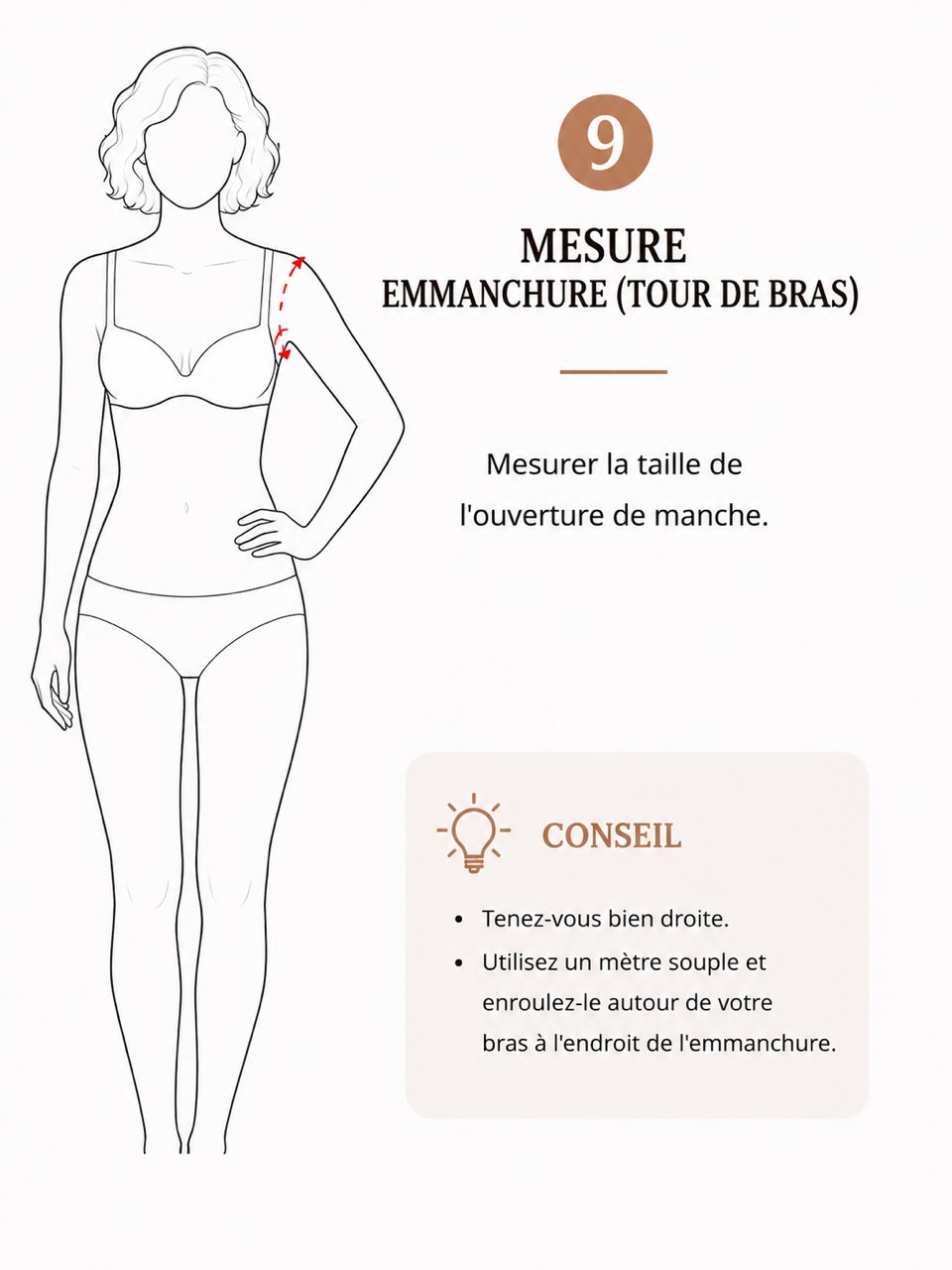 Mesure 9, emmanchure